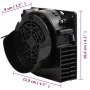 Strip of lights with 66 LEDs and a fan 660 cm long. by vidaXL, Christmas lights - Ref: Foro24-51702, Price: 15,35 €, Discount: %