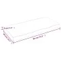 Treated wood table board with natural brown edge, 80x40x(2-6) cm. by vidaXL, Table tops - Ref: Foro24-363940, Price: 45,74 €,...