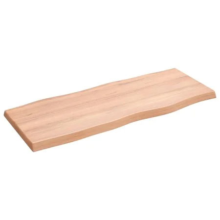 Treated wood table top with natural brown edge 100x40x(2-4)cm by vidaXL, Table tops - Ref: Foro24-363948, Price: 42,37 €, Dis...