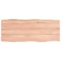 Treated wood table top with natural brown edge 100x40x(2-4)cm by vidaXL, Table tops - Ref: Foro24-363948, Price: 42,37 €, Dis...