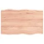 Treated oak wood table top with natural edge 80x50x2 cm by vidaXL, Table tops - Ref: Foro24-363941, Price: 54,92 €, Discount: %