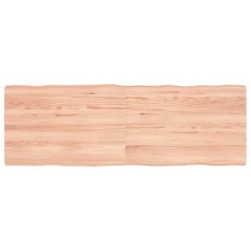 Treated wood table board with natural brown edge, 120x40x(2-4)cm. by vidaXL, Table tops - Ref: Foro24-363956, Price: 35,54 €,...