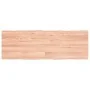 Treated wood table board with natural brown edge, 120x40x(2-4)cm. by vidaXL, Table tops - Ref: Foro24-363956, Price: 35,54 €,...