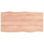 Treated wood table top with natural brown edge 100x50x(2-4)cm by vidaXL, Table tops - Ref: Foro24-363951, Price: 51,95 €, Dis...