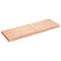Treated wood table top with natural brown edge 120x40x(2-6)cm by vidaXL, Table tops - Ref: Foro24-363957, Price: 42,37 €, Dis...
