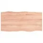 Treated wood table top with natural brown edge 80x40x(2-4) cm by vidaXL, Table tops - Ref: Foro24-363939, Price: 45,06 €, Dis...