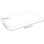 Tablero mesa madera tratada borde natural marrón 80x50x(2-6) cm de vidaXL, Tableros para mesas - Ref: Foro24-363943, Precio: ...