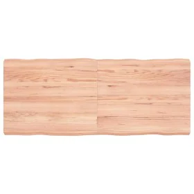 Treated wood table top with natural brown edge 120x50x(2-6)cm by vidaXL, Table tops - Ref: Foro24-363959, Price: 49,21 €, Dis...