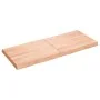 Treated wood table top with natural brown edge 120x50x(2-6)cm by vidaXL, Table tops - Ref: Foro24-363959, Price: 49,21 €, Dis...