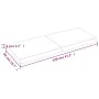 Treated wood table top with natural brown edge 120x50x(2-6)cm by vidaXL, Table tops - Ref: Foro24-363959, Price: 49,21 €, Dis...