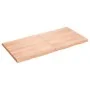 Treated wood table top with natural brown edge 120x60x(2-4)cm by vidaXL, Table tops - Ref: Foro24-363960, Price: 47,84 €, Dis...