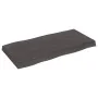 Treated wood table top brown live edge 80x40x(2-6) cm by vidaXL, Table tops - Ref: Foro24-364006, Price: 43,74 €, Discount: %