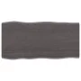 Tablero mesa madera tratada borde vivo marrón 80x40x(2-4) cm de vidaXL, Tableros para mesas - Ref: Foro24-364005, Precio: 36,...