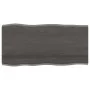 Tischplatte aus behandeltem Eichenholz, braune Live-Kante, 100 x 50 x 2 cm von vidaXL, Tischplatten - Ref: Foro24-364016, Pre...