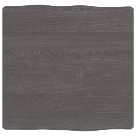Behandeltes Holzbrett mit lebendigem Rand in Braun 40x40x(2-6) cm von vidaXL, Tischplatten - Ref: Foro24-363994, Preis: 30,36...