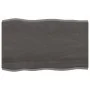 Treated wood table top brown live edge 80x50x(2-4) cm by vidaXL, Table tops - Ref: Foro24-364008, Price: 42,37 €, Discount: %