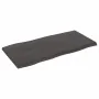Treated wood table board with live edge, brown, 100x50x(2-4) cm by vidaXL, Table tops - Ref: Foro24-364017, Price: 51,95 €, D...