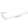 Treated wood table board with live edge, brown, 100x50x(2-4) cm by vidaXL, Table tops - Ref: Foro24-364017, Price: 51,95 €, D...