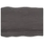 Treated wood table top brown live edge 80x60x(2-6) cm by vidaXL, Table tops - Ref: Foro24-364012, Price: 58,78 €, Discount: %
