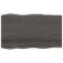 Treated wood table with live edge, brown, 100x60x(2-4) cm. by vidaXL, Table tops - Ref: Foro24-364020, Price: 60,15 €, Discou...
