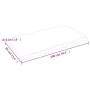 Behandelter Holztisch mit lebendigem braunem Rand 100x60x(2-4) cm von vidaXL, Tischplatten - Ref: Foro24-364020, Preis: 60,15...