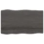 Treated oak wood table top brown live edge 100x60x2 cm by vidaXL, Table tops - Ref: Foro24-364019, Price: 49,21 €, Discount: %