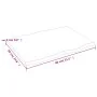 Tablero mesa madera tratada roble borde vivo marrón 80x60x2 cm de vidaXL, Tableros para mesas - Ref: Foro24-364010, Precio: 3...