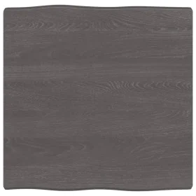 Tischplatte aus behandeltem Holz, braune Live-Kante, 60 x 60 x (2–4) cm von vidaXL, Tischplatten - Ref: Foro24-364002, Preis:...