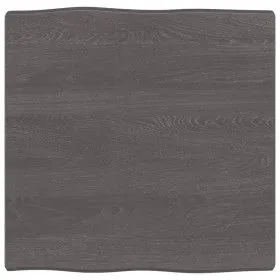 Treated wood table top brown live edge 60x60x(2-4) cm by vidaXL, Table tops - Ref: Foro24-364002, Price: 39,64 €, Discount: %