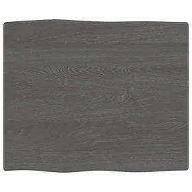 Treated oak wood table top brown live edge 60x50x2 cm by vidaXL, Table tops - Ref: Foro24-363998, Price: 27,33 €, Discount: %