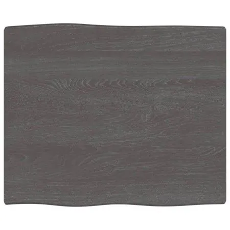 Treated oak wood table top brown live edge 60x50x2 cm by vidaXL, Table tops - Ref: Foro24-363998, Price: 27,33 €, Discount: %