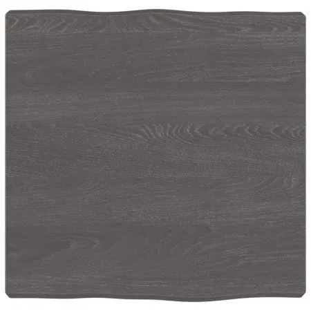 Treated wood table top brown live edge 40x40x(2-4) cm by vidaXL, Table tops - Ref: Foro24-363993, Price: 37,10 €, Discount: %