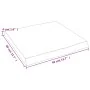 Tablero mesa madera tratada borde vivo marrón 40x40x(2-4) cm de vidaXL, Tableros para mesas - Ref: Foro24-363993, Precio: 37,...