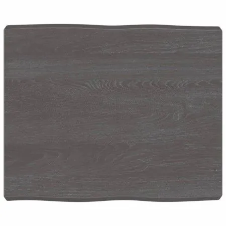 Tablero mesa madera tratada borde vivo marrón 60x50x(2-6) cm de vidaXL, Tableros para mesas - Ref: Foro24-364000, Precio: 42,...