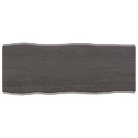 Treated wood table top brown live edge 100x40x(2-4) cm by vidaXL, Table tops - Ref: Foro24-364014, Price: 43,74 €, Discount: %