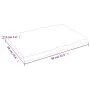 Tablero mesa madera tratada borde vivo marrón 80x60x(2-4) cm de vidaXL, Tableros para mesas - Ref: Foro24-364011, Precio: 49,...