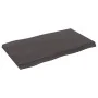 Treated wood table top brown live edge 100x60x(2-6) cm by vidaXL, Table tops - Ref: Foro24-364021, Price: 71,09 €, Discount: %
