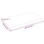 Tablero mesa madera tratada borde vivo marrón 100x60x(2-6) cm de vidaXL, Tableros para mesas - Ref: Foro24-364021, Precio: 71...
