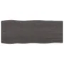 Treated wood table board with live edge, brown, 100x40x(2-6) cm. by vidaXL, Table tops - Ref: Foro24-364015, Price: 51,95 €, ...