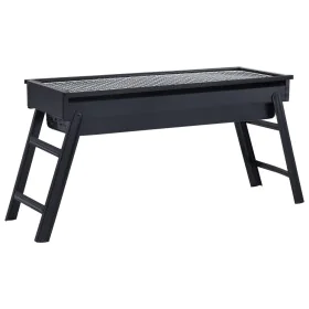 Portable steel camping barbecue 60x22.5x33 cm by vidaXL, Barbecues - Ref: Foro24-46610, Price: 33,42 €, Discount: %