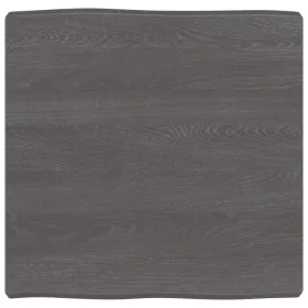 Tablero mesa madera tratada borde vivo marrón 60x60x(2-6) cm by vidaXL, Table tops - Ref: Foro24-364003, Price: 47,84 €, Disc...