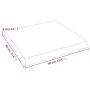 Tablero mesa madera tratada borde vivo marrón 60x60x(2-6) cm by vidaXL, Table tops - Ref: Foro24-364003, Price: 47,84 €, Disc...