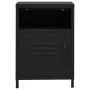 Nachttisch aus schwarzem Stahl, 35 x 35 x 51 cm von vidaXL, Nachttische - Ref: Foro24-336223, Preis: 78,69 €, Rabatt: %