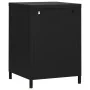Nachttisch aus schwarzem Stahl, 35 x 35 x 51 cm von vidaXL, Nachttische - Ref: Foro24-336223, Preis: 78,69 €, Rabatt: %