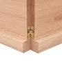 Treated wood table top with natural brown edge 120x50x(2-4)cm by vidaXL, Table tops - Ref: Foro24-363958, Price: 42,37 €, Dis...