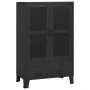Industrieller Aufbewahrungskoffer aus schwarzem Metall, 70 x 40 x 115 cm von vidaXL, Aufbewahrungskisten - Ref: Foro24-339621...