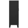 Industrieller Aufbewahrungskoffer aus schwarzem Metall, 70 x 40 x 115 cm von vidaXL, Aufbewahrungskisten - Ref: Foro24-339621...