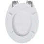 Toilet seat WC MDF with soft close lid, white design by vidaXL, Toilet and bidet seats - Ref: Foro24-140798, Price: 41,67 €, ...