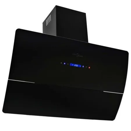 Black stainless steel wall extractor hood 756 m³/h 90 cm by vidaXL, Extractors - Ref: Foro24-50705, Price: 351,95 €, Discount: %