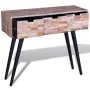 Mesa consola con 3 cajones de madera de teca reciclada de vidaXL, Mesas auxiliares - Ref: Foro24-241709, Precio: 114,85 €, De...